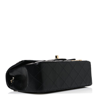 Chanel Lambskin Quilted Hollywood Charms Mini Rectangular Flap Black 4 of 10