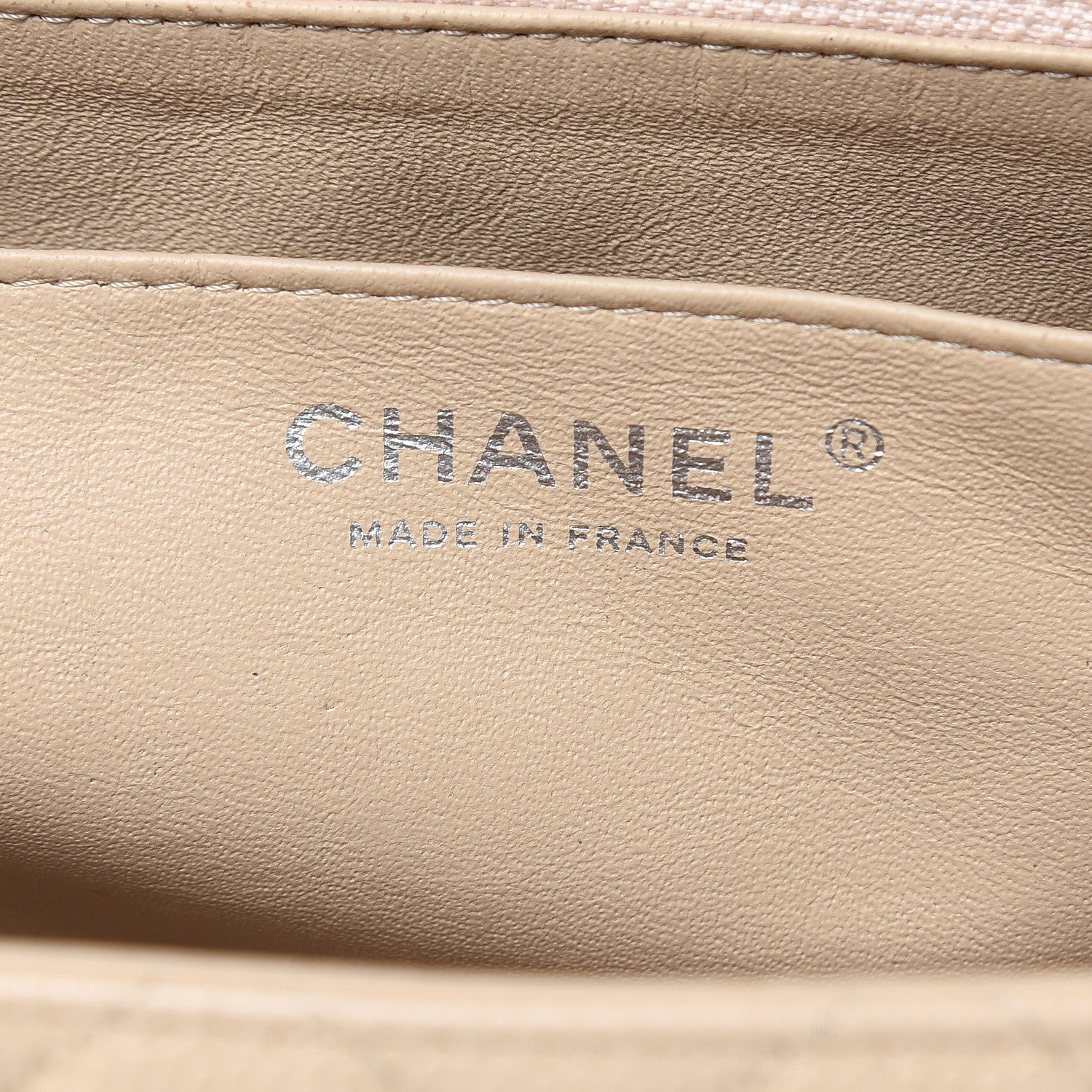 Chanel Caviar Quilted Jumbo Single Flap Beige Clair 6 of 11