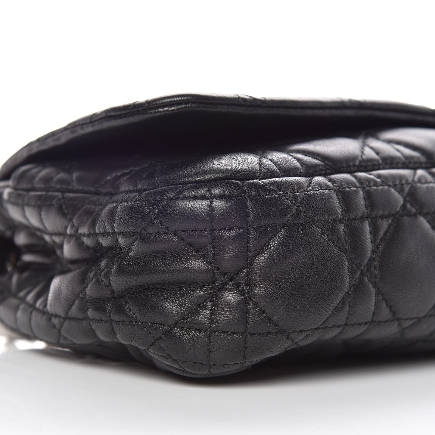 Lambskin Cannage Small Rendezvous Flap Black