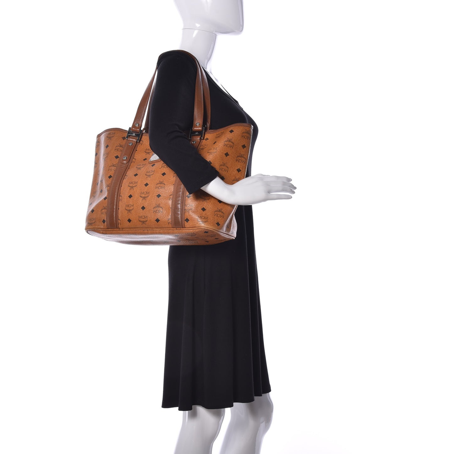 Visetos Shopping Tote Cognac