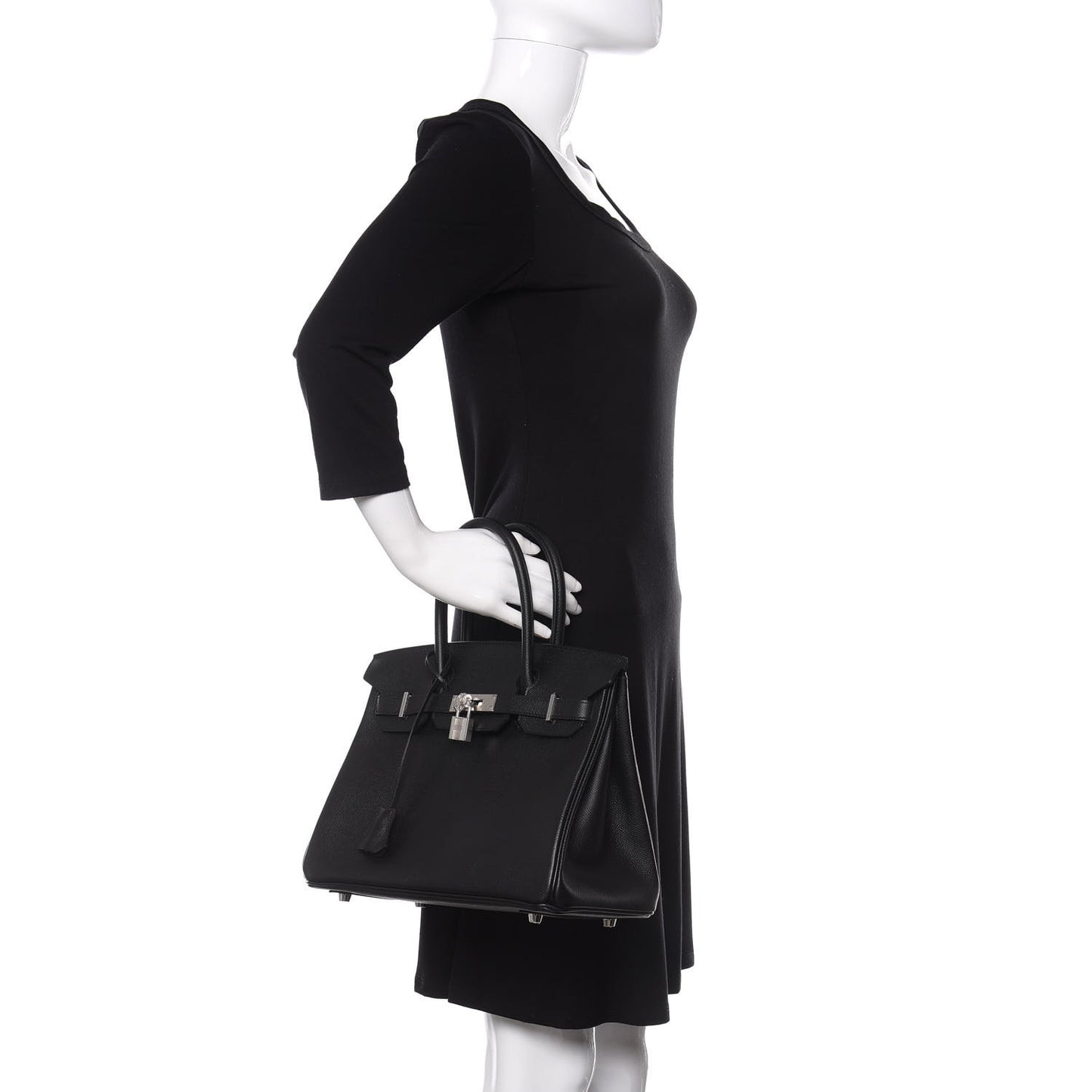 Epsom Birkin 30 Black