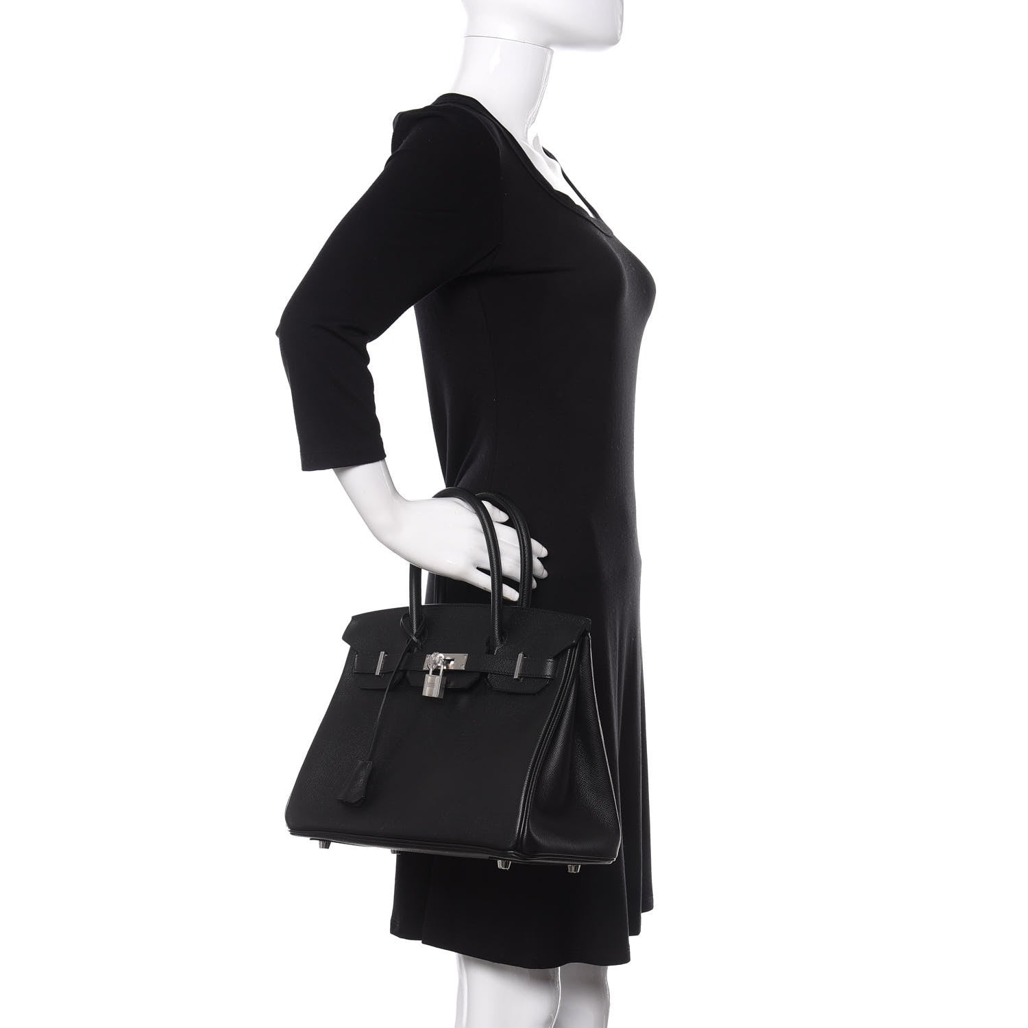 Hermes Epsom Birkin 30 Black 2 of 11