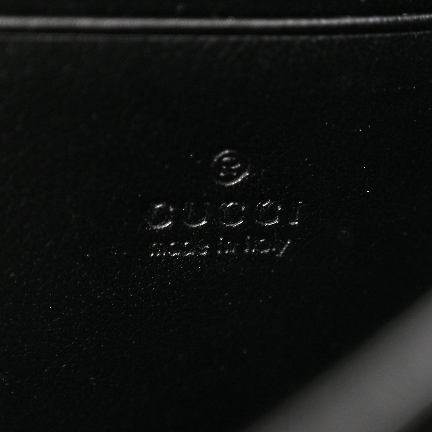Gucci Calfskin Matelasse GG Marmont Chain Wallet Black 6 of 11