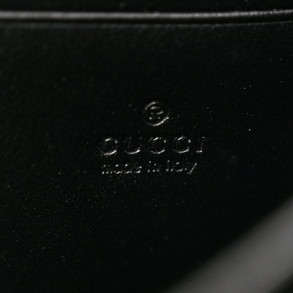 Gucci Calfskin Matelasse GG Marmont Chain Wallet Black 6 of 11