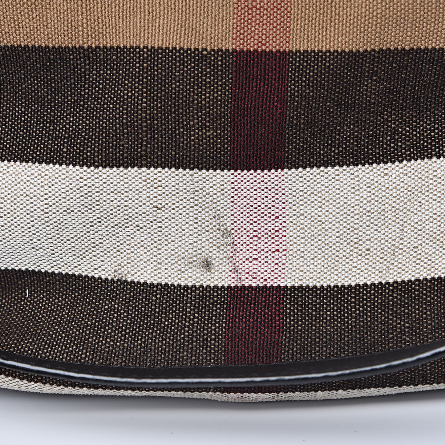 Canvas Mega Check Medium Ashby Hobo Black