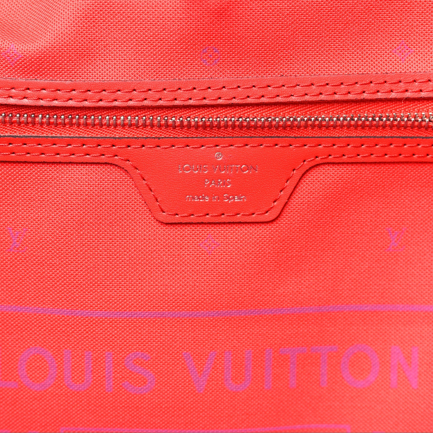 Monogram Escale Neverfull MM Rouge