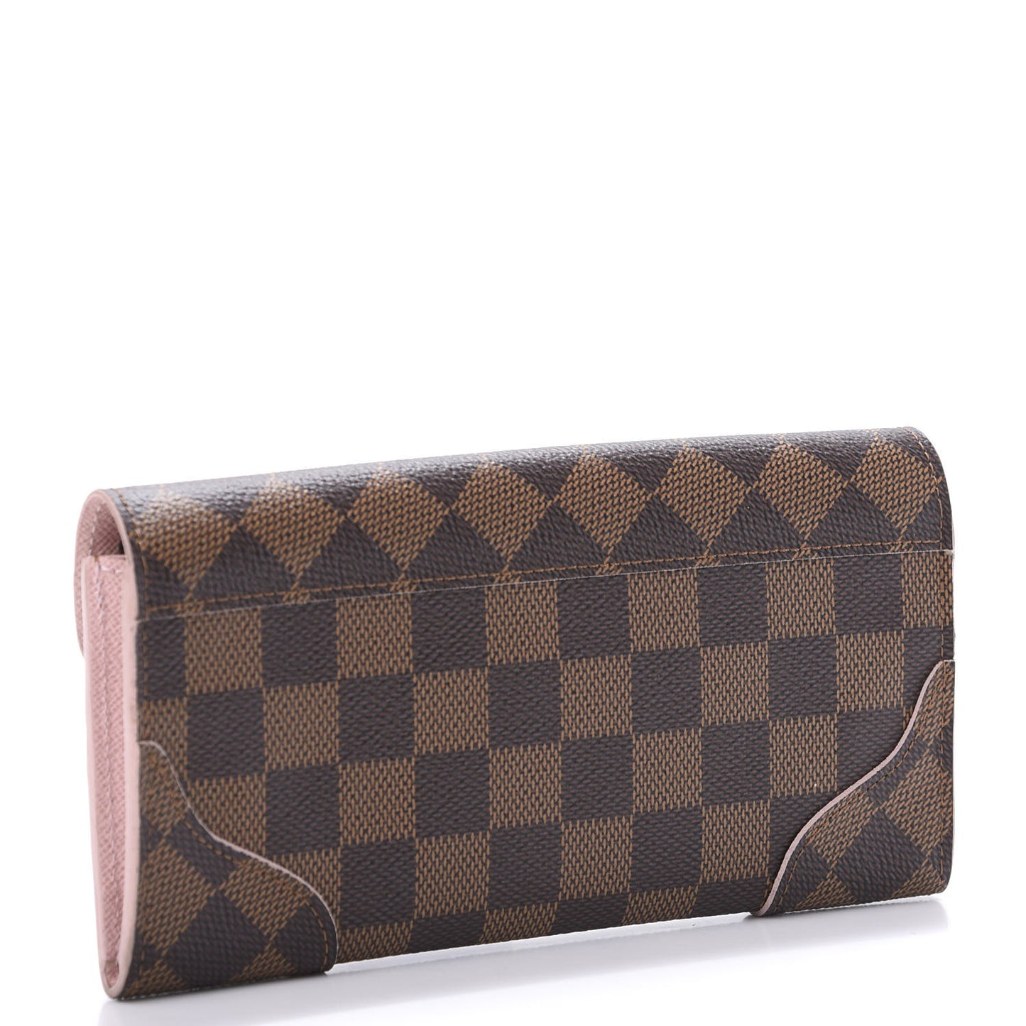 Damier Ebene Caissa Wallet Rose Ballerine