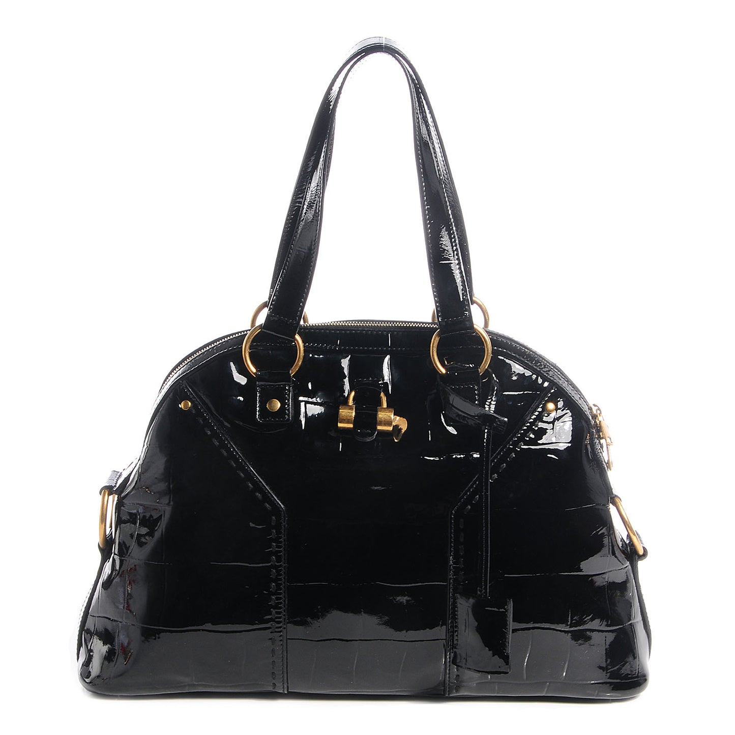 Patent Croc Large Muse Black