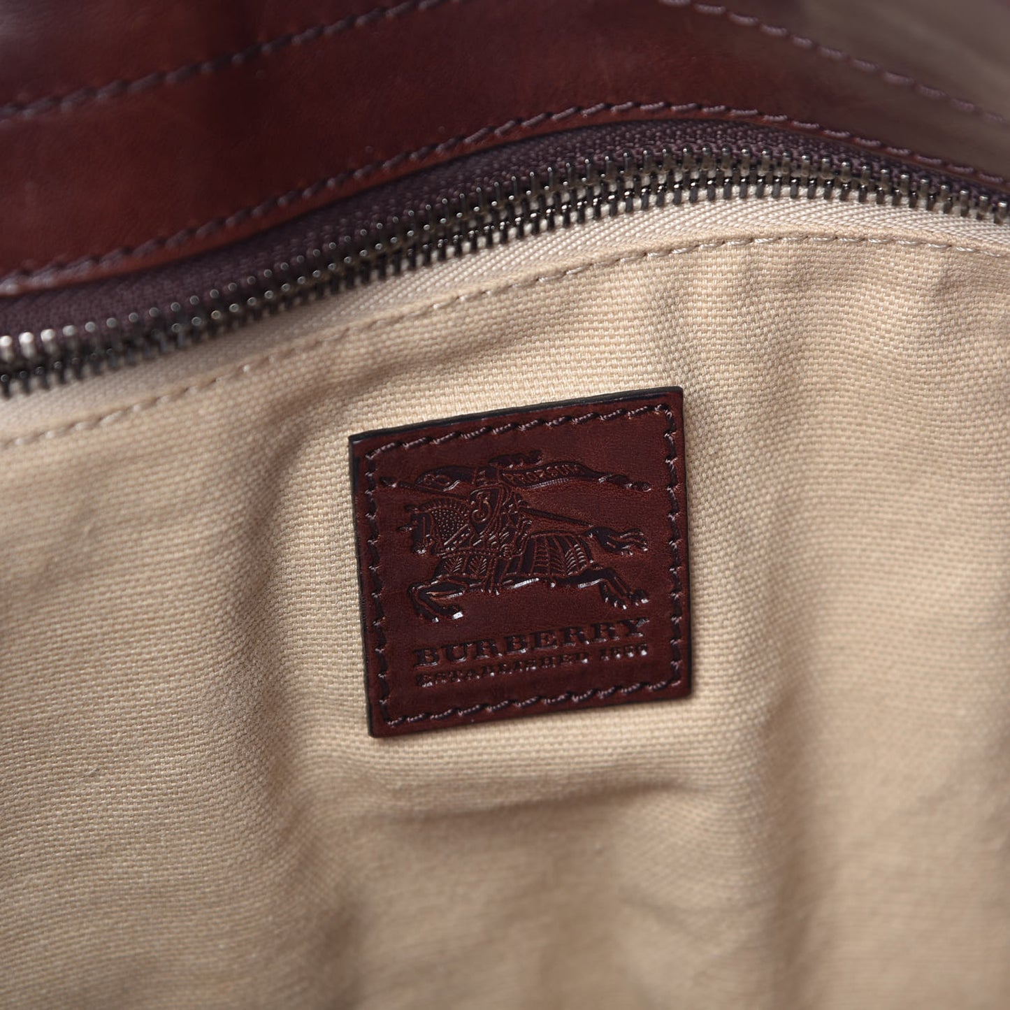 Canvas Mega Check Hobo Brown