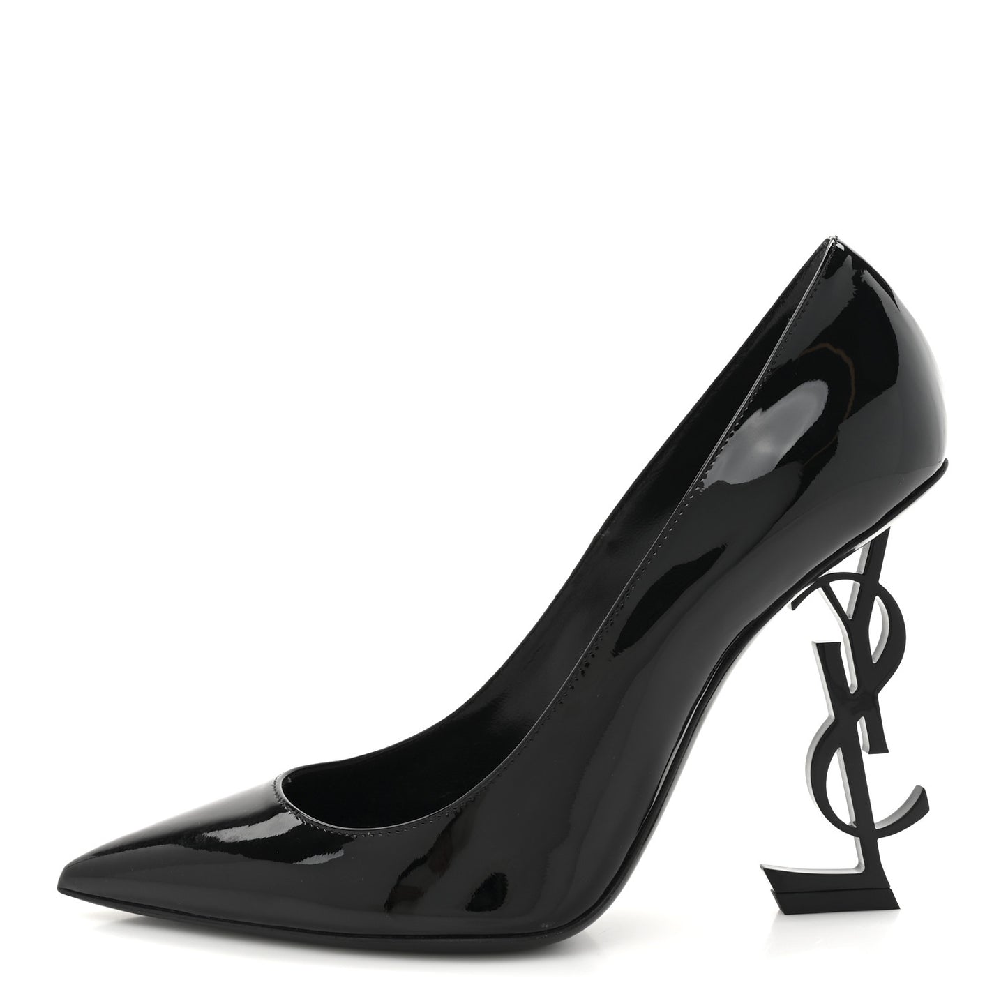 Patent Calfskin Opyum 110 Pumps 37.5 Black