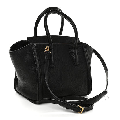 MCM Calfskin Small Kathy Tote Black 3 of 11