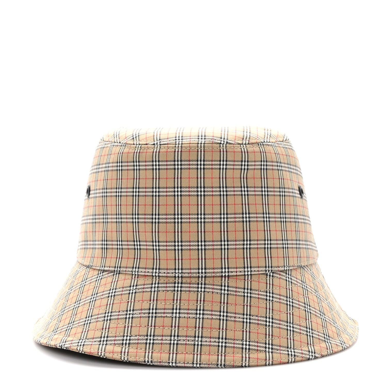 Burberry Technical Cotton Micro Check Bucket Hat M 4 of 7