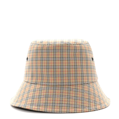 Burberry Technical Cotton Micro Check Bucket Hat M 4 of 7