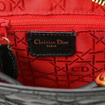 Christian Dior Patent Cannage Medium Lady Dior Black 6 of 10