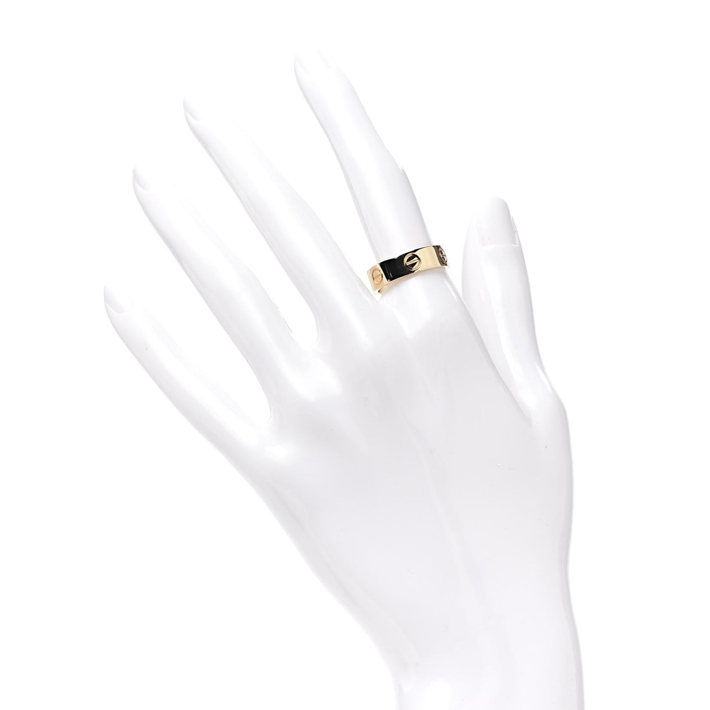 18K Yellow Gold 5.5mm LOVE Ring 53 6.5