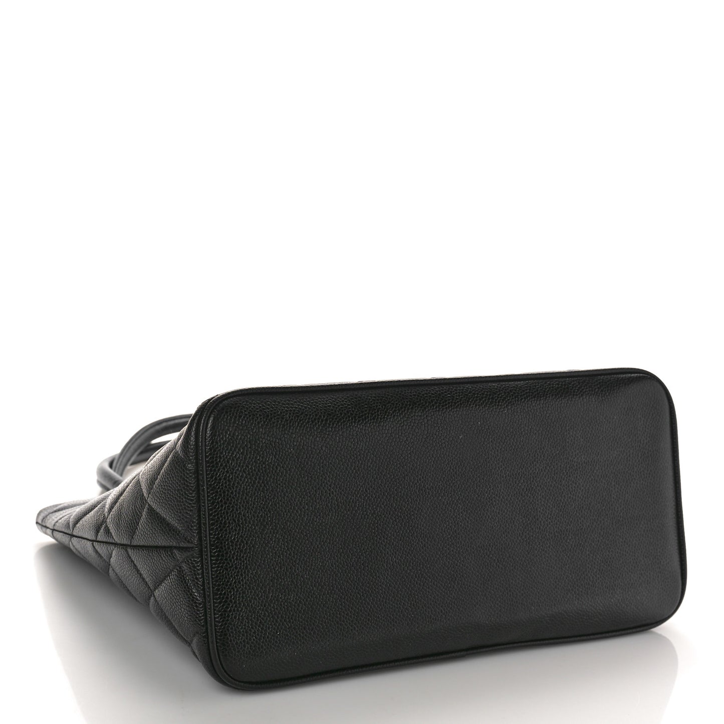 Caviar Quilted Medallion Tote Black