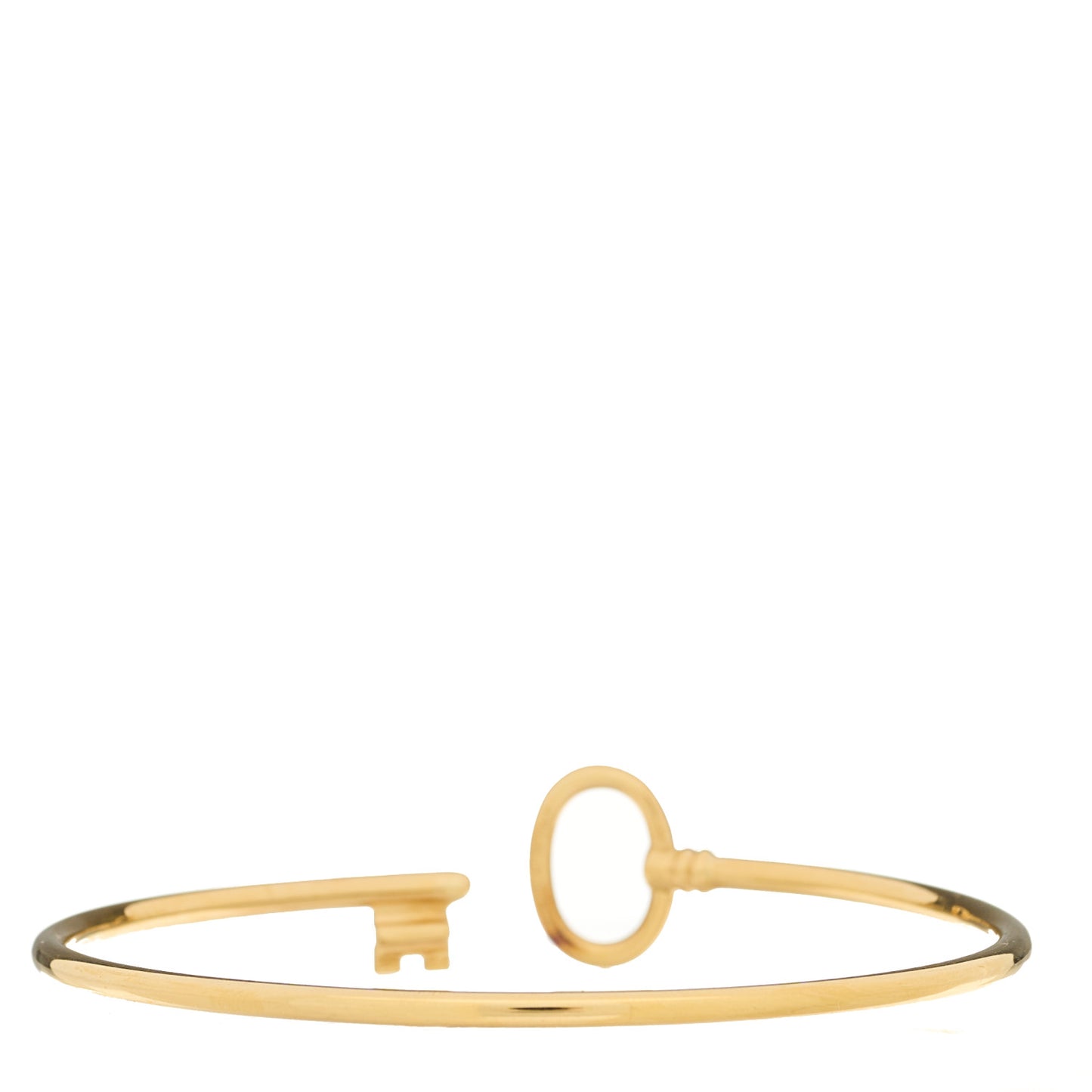 18K Yellow Gold Keys Wire Bracelet