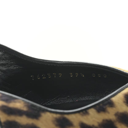 Gucci Calf Hair Leopard Print Priscilla 85 Pumps 39.5 Hazelnut 8 of 9