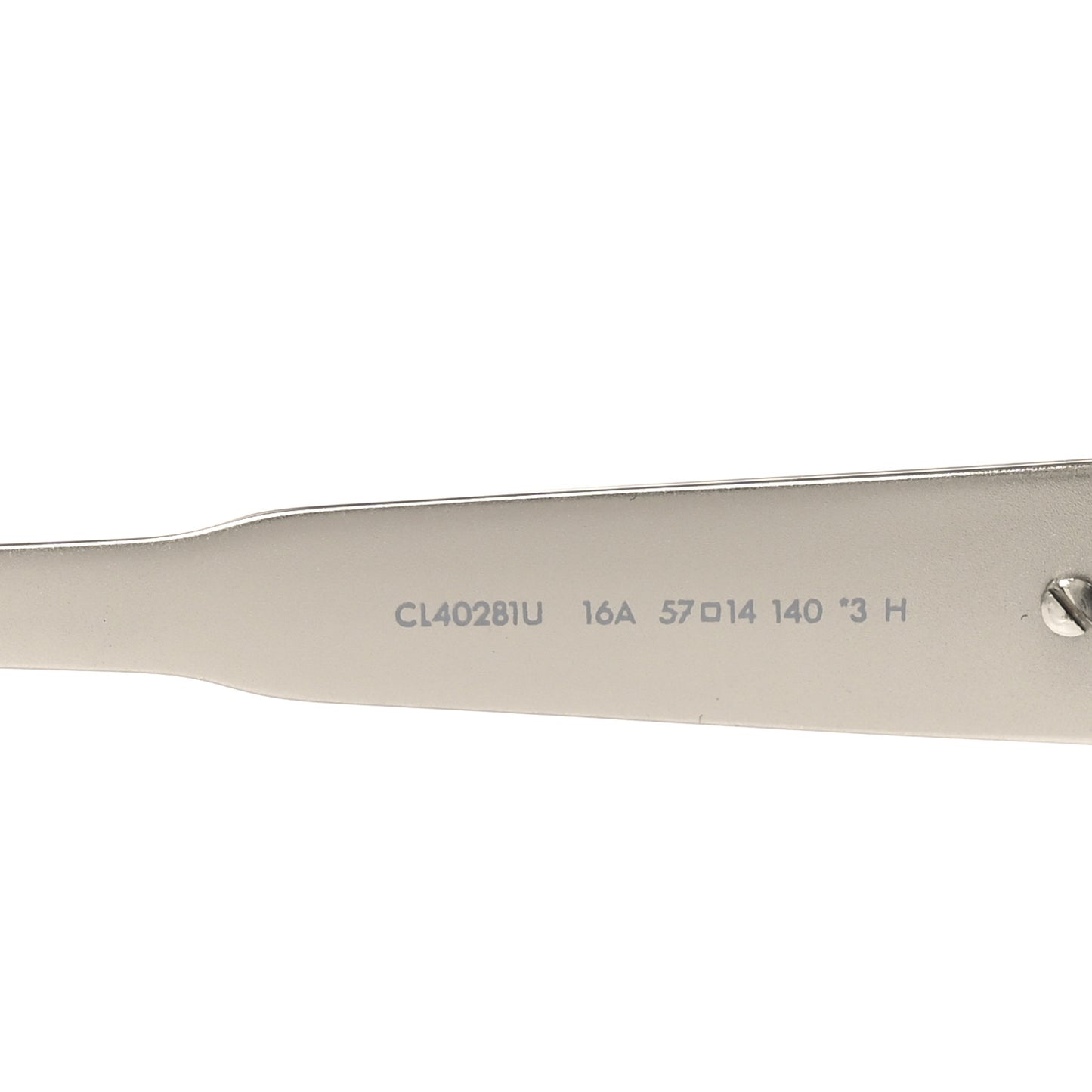 Metal Triomphe 03 Sunglasses CL40281U Silver Smoke