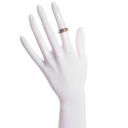 Cartier 18K Pink Yellow White Gold Les Must De Trinity Ring 50 5.25 2 of 7