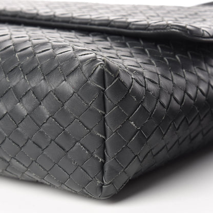 Bottega Veneta Nappa Intrecciato Messenger Bag Ferro Gray 10 of 13