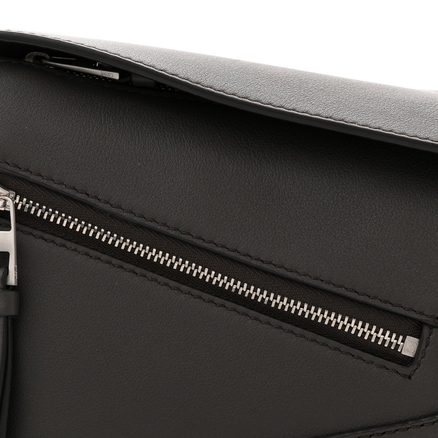 Loewe Calfskin Mini Puzzle Bumbag Dark Grey 7 of 9