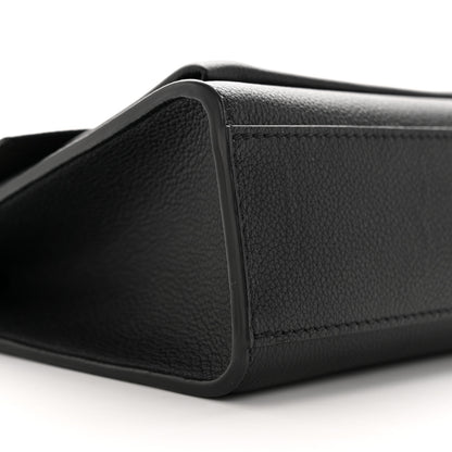 Louis Vuitton Soft Calfskin Mylockme Chain Bag BB Black 8 of 13