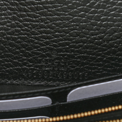 Gucci Calfskin Mini GG Marmont Chain Wallet Black 6 of 10