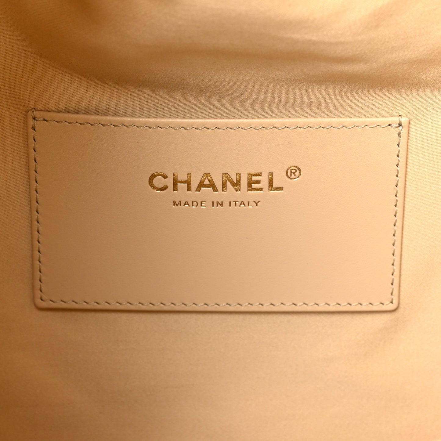 Caviar Quilted Medium Chanel 25 Handbag Beige