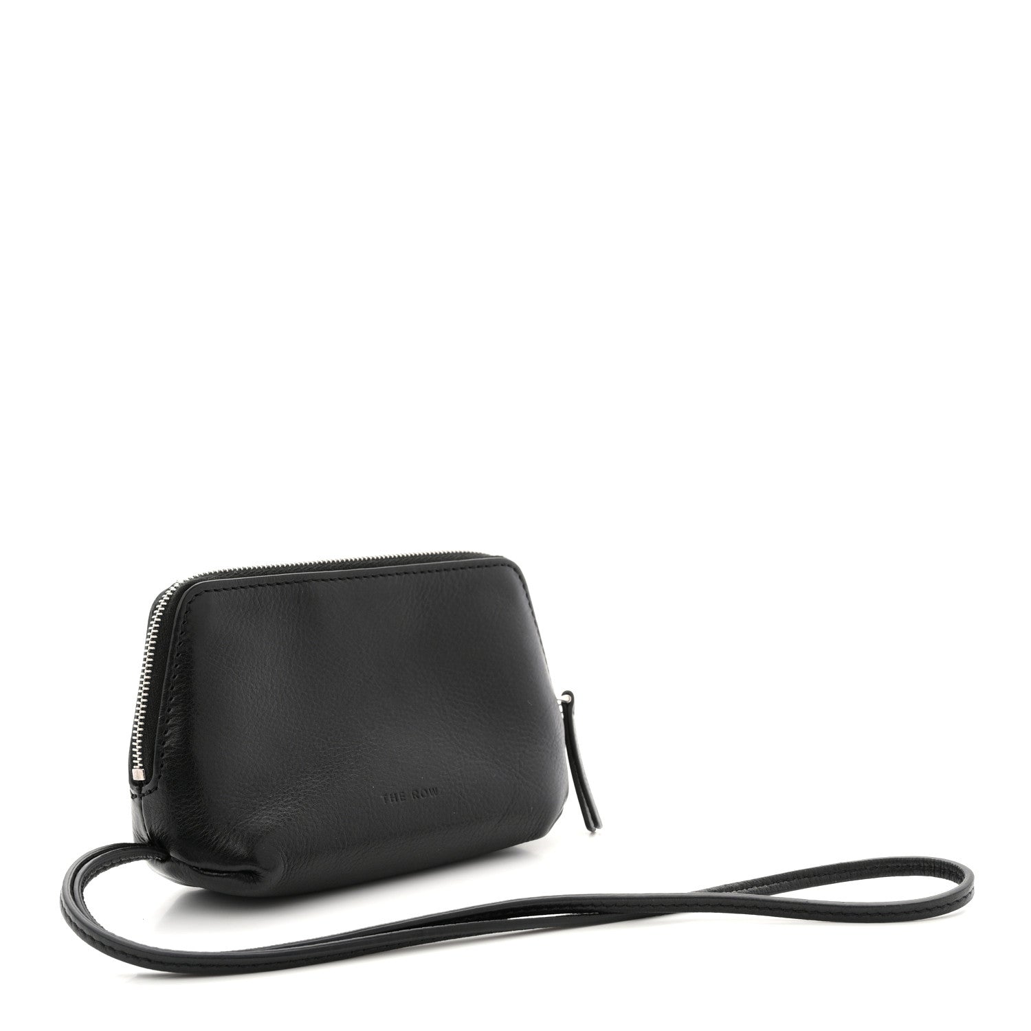 The Row Grained Calfskin Owen Pouch Black 1841580 – FASHIONPHILE