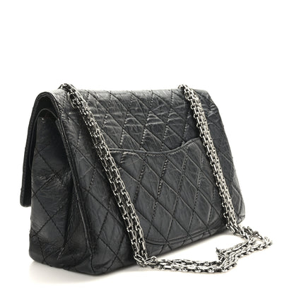 Chanel Aged Calfskin Quilted 2.55 Reissue 226 Flap Black 3 of 9