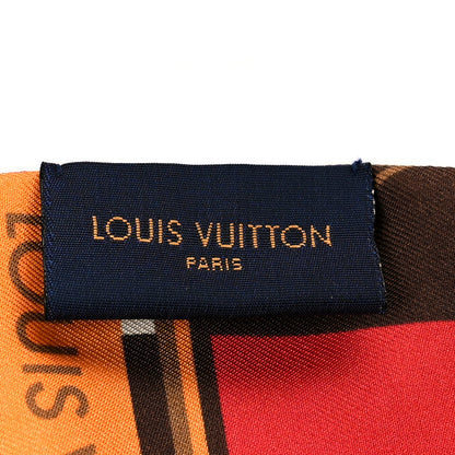 Louis Vuitton Silk Monogram Check Bandeau Beige 3 of 3