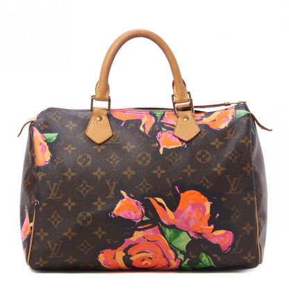 Louis Vuitton Monogram Roses Speedy 30 1 of 9