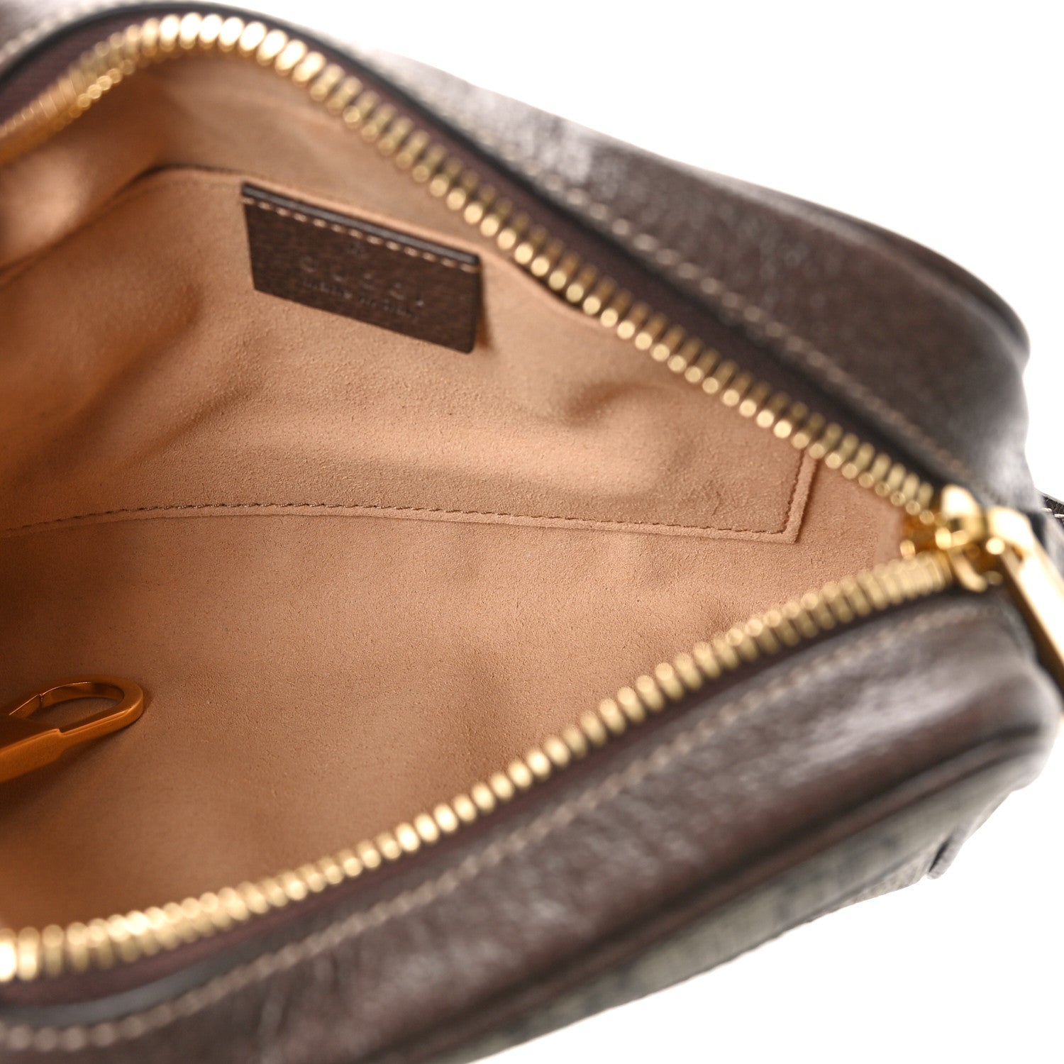 Gucci GG Supreme Monogram Web Mini Ophidia Shoulder Bag Brown 5 of 10