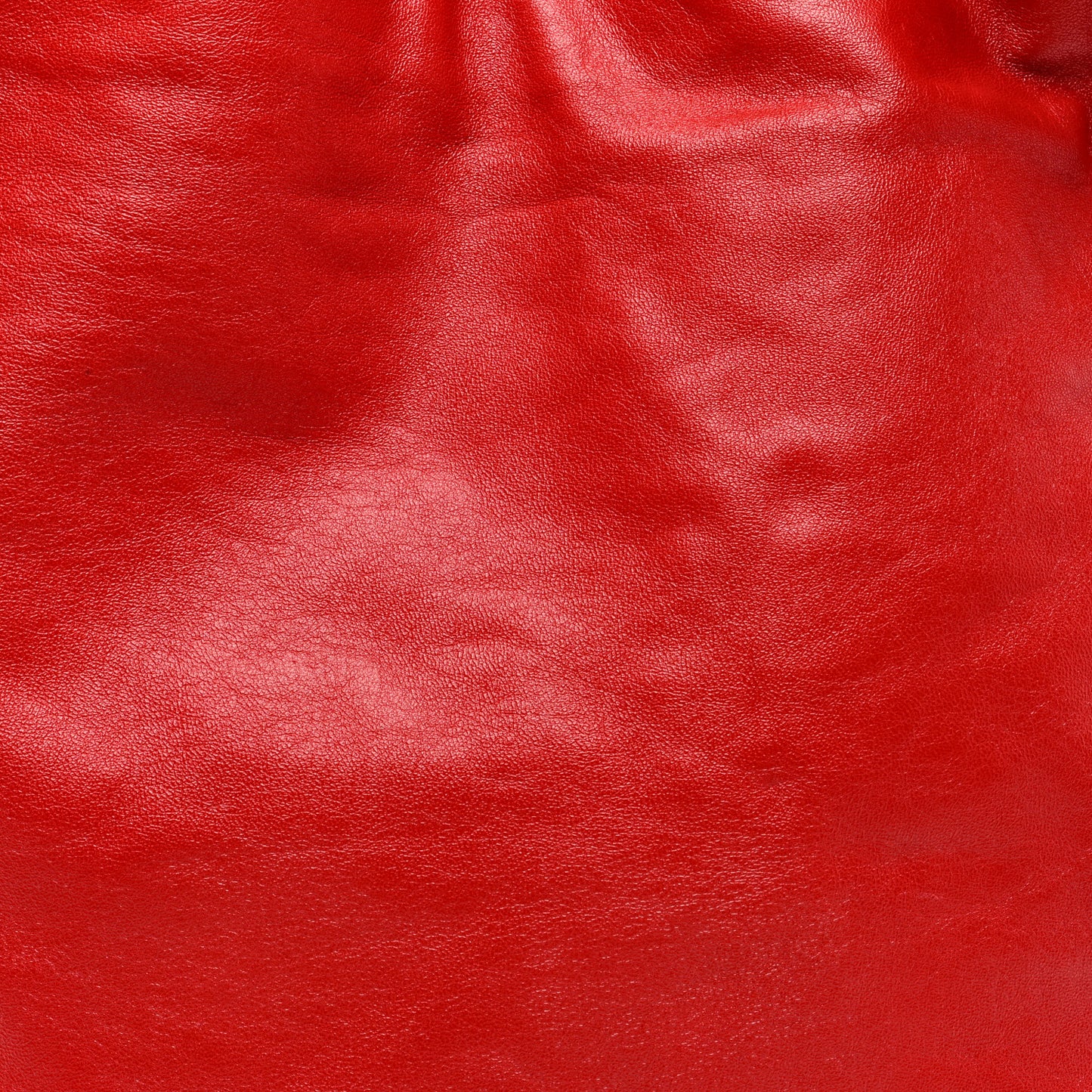 Ramskin Large Alix Padlock Zip Shoulder Bag Flame Red