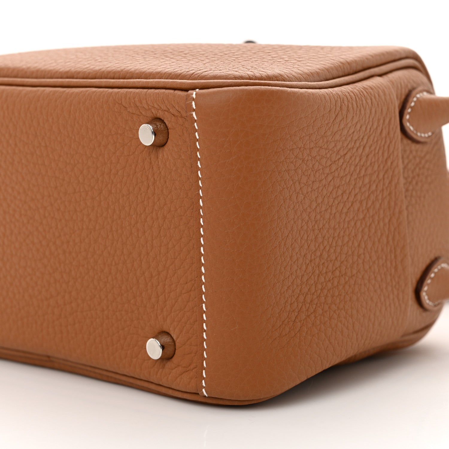 Hermes Taurillon Clemence Mini Lindy 20 Gold 10 of 11