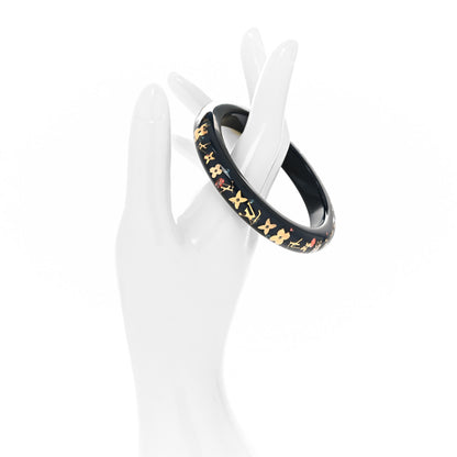 Louis Vuitton Resin Swarovski Medium Inclusion Bracelet PM Navy 2 of 4