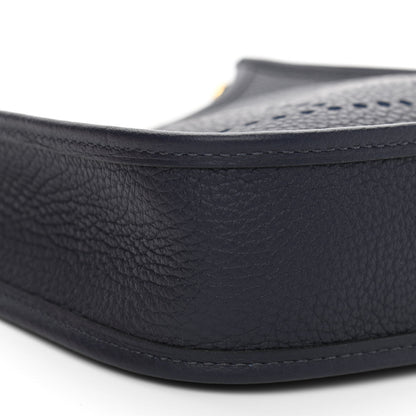 Hermes Taurillon Clemence Evelyne TPM Bleu Nuit 8 of 10