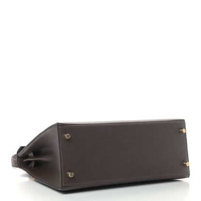 Hermes Epsom Kelly Sellier 28 Chocolate 3 of 8