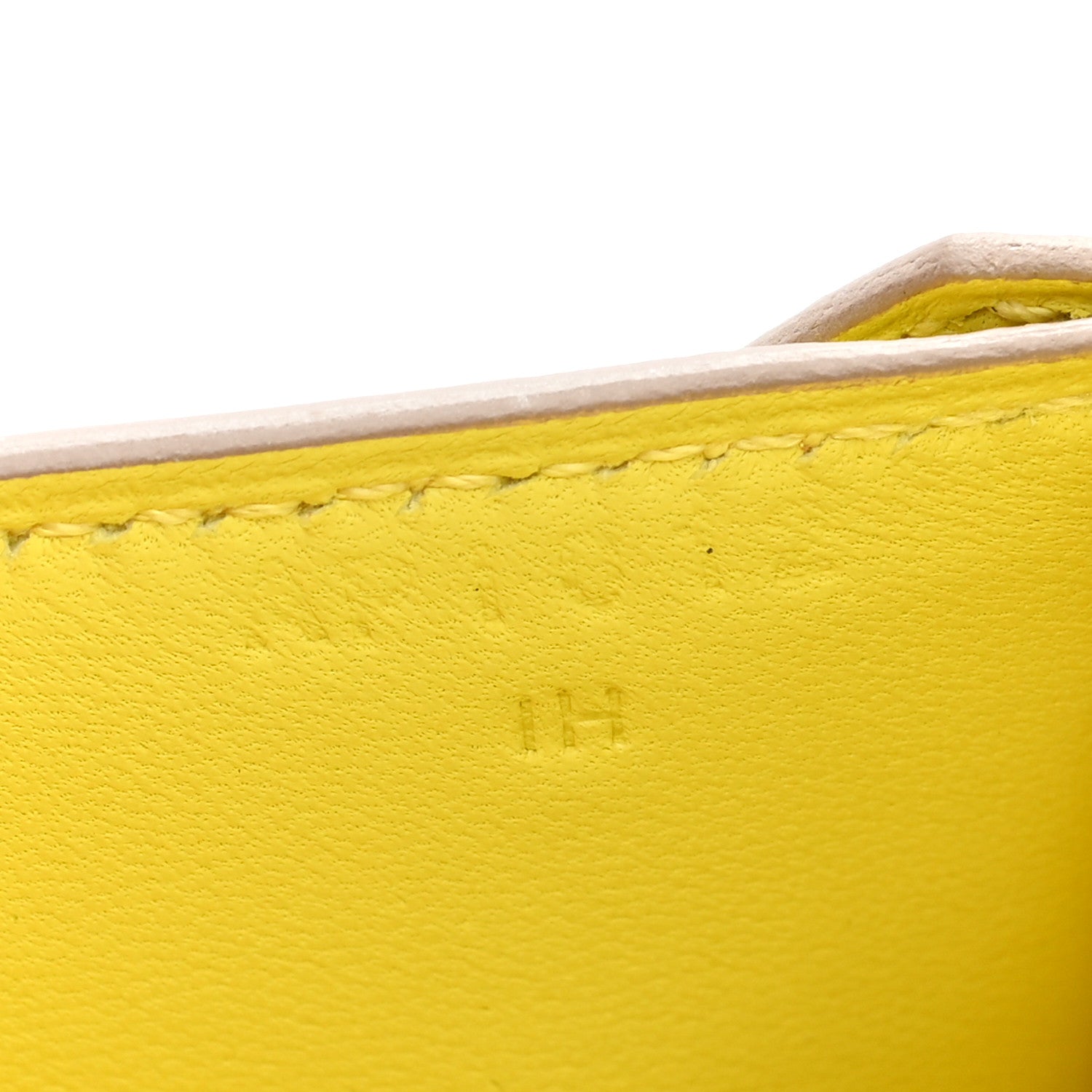 Hermes Chevre Mysore Mini Verrou Chaine Bag Lime 6 of 9