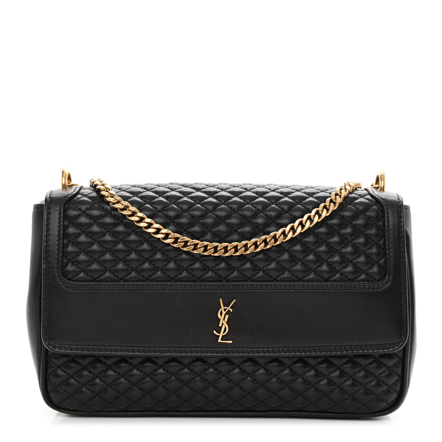 Lambskin Quilted Victoire Shoulder Bag Black