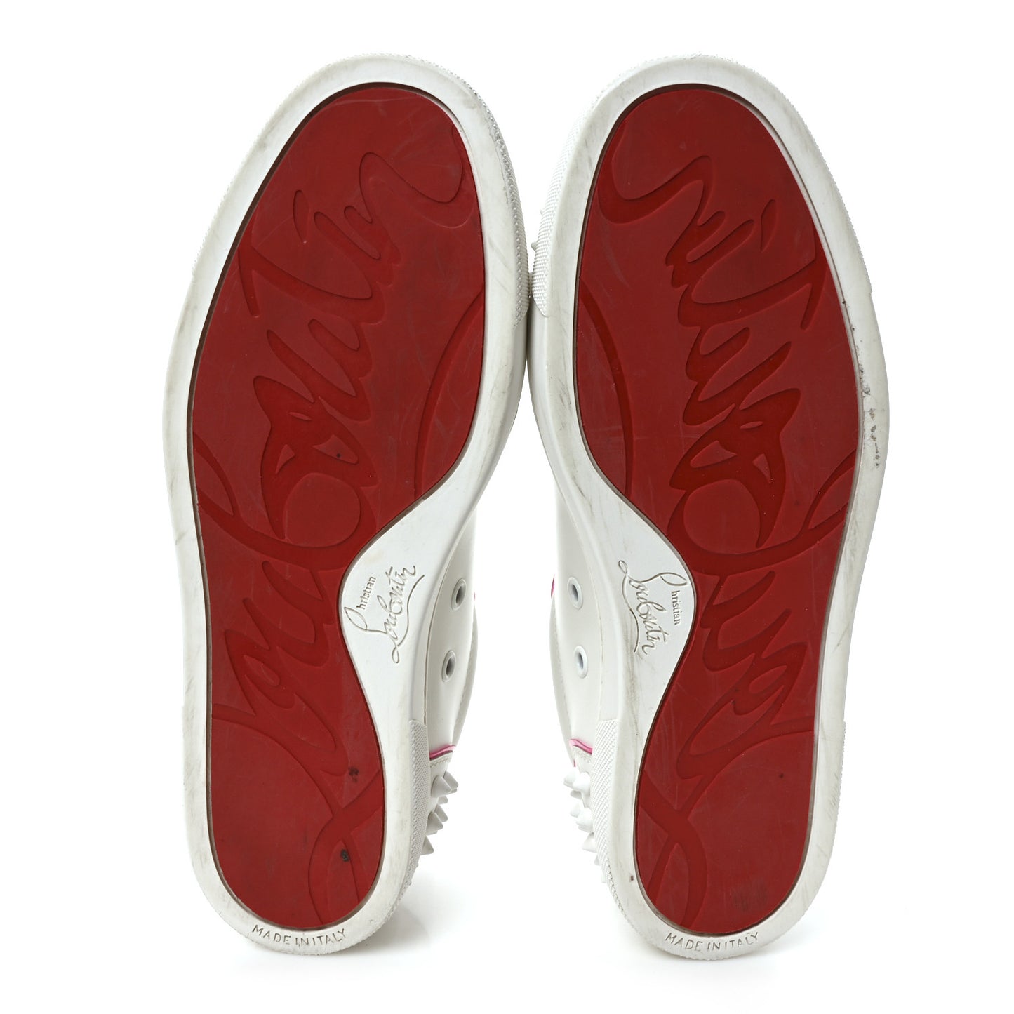 Calfskin Spikes Womens Vieira 2 Flat Sneakers 36 White Rose