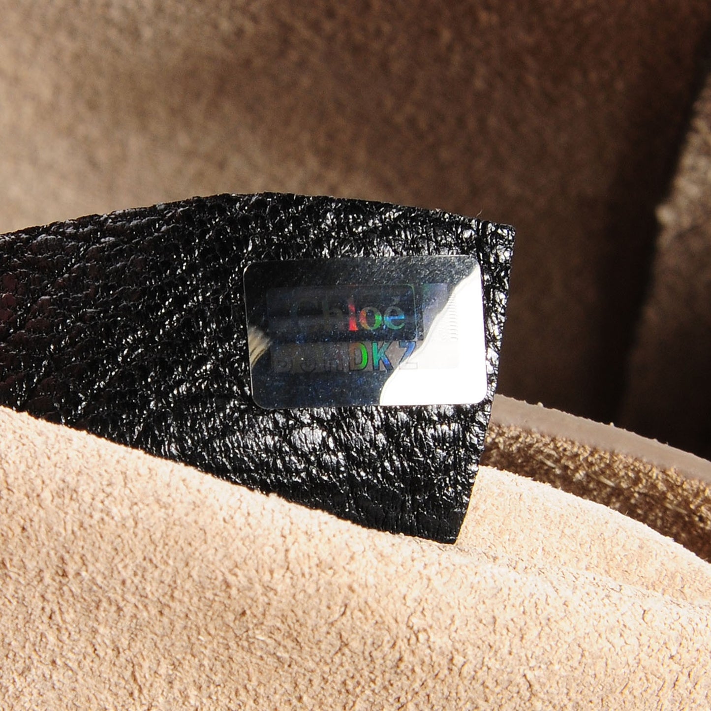 Grained Lambskin Drew Shoulder Bag Black