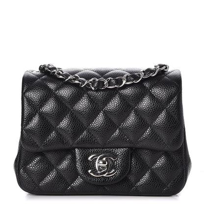 Chanel Caviar Quilted Mini Square Flap Black 1 of 8