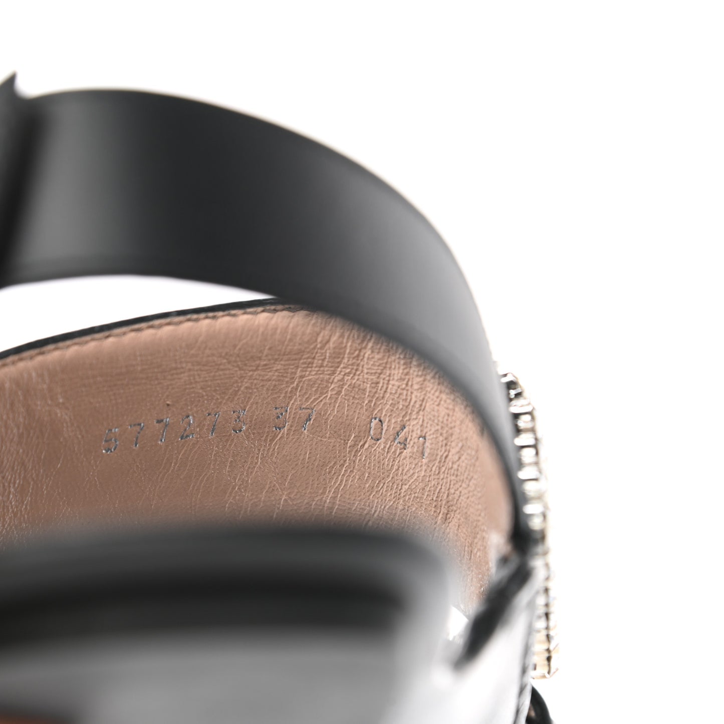 Napa Crystal Sandal 37 Black