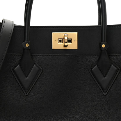 Louis Vuitton Calfskin Monogram Tufting On My Side Black 8 of 8