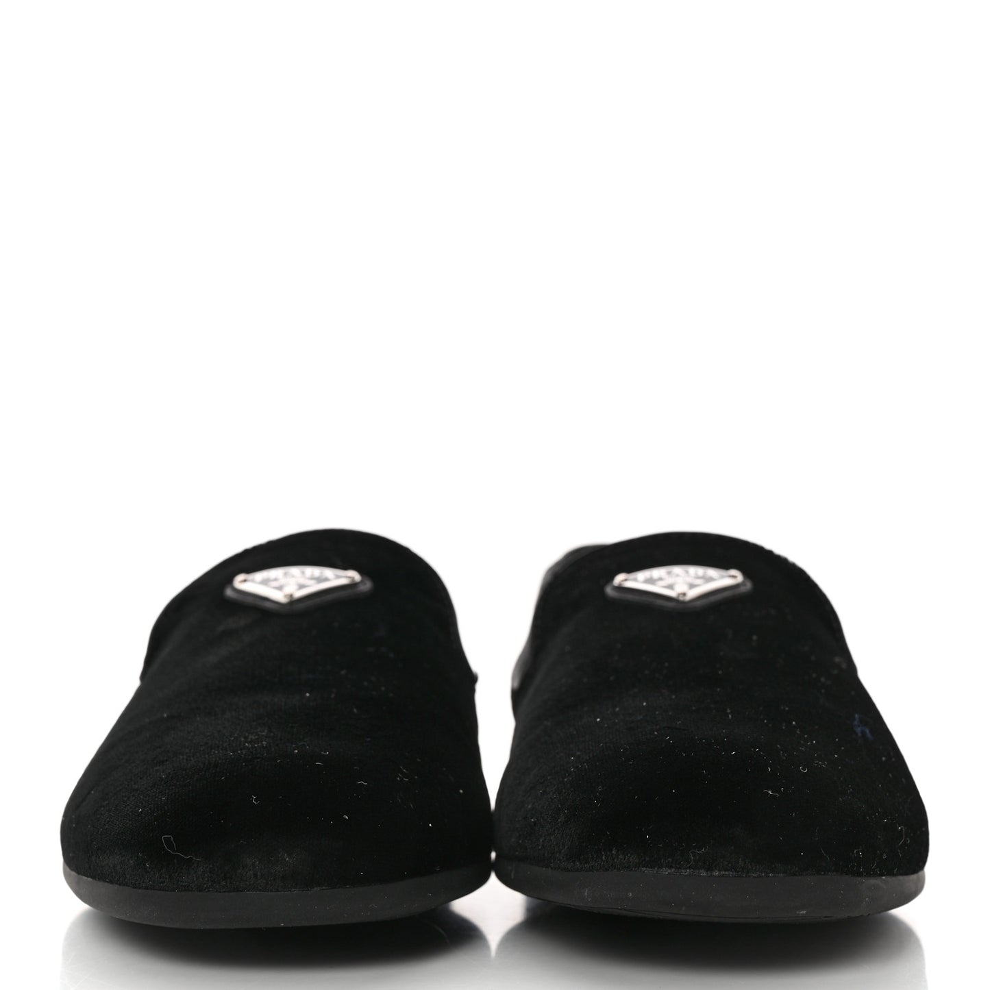 Velvet Mens Slip On Loafers 8 Black