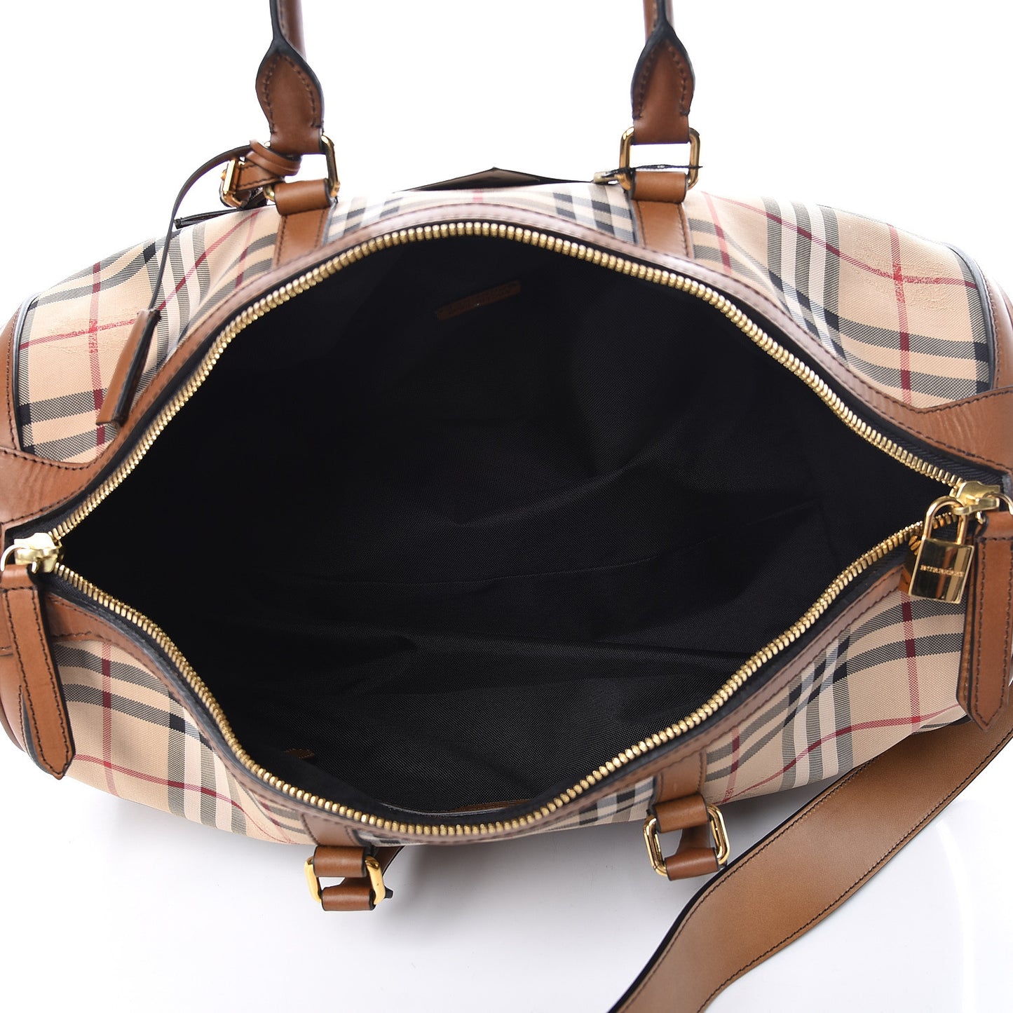 Horseferry Check Large Alchester Bowling Bag Tan