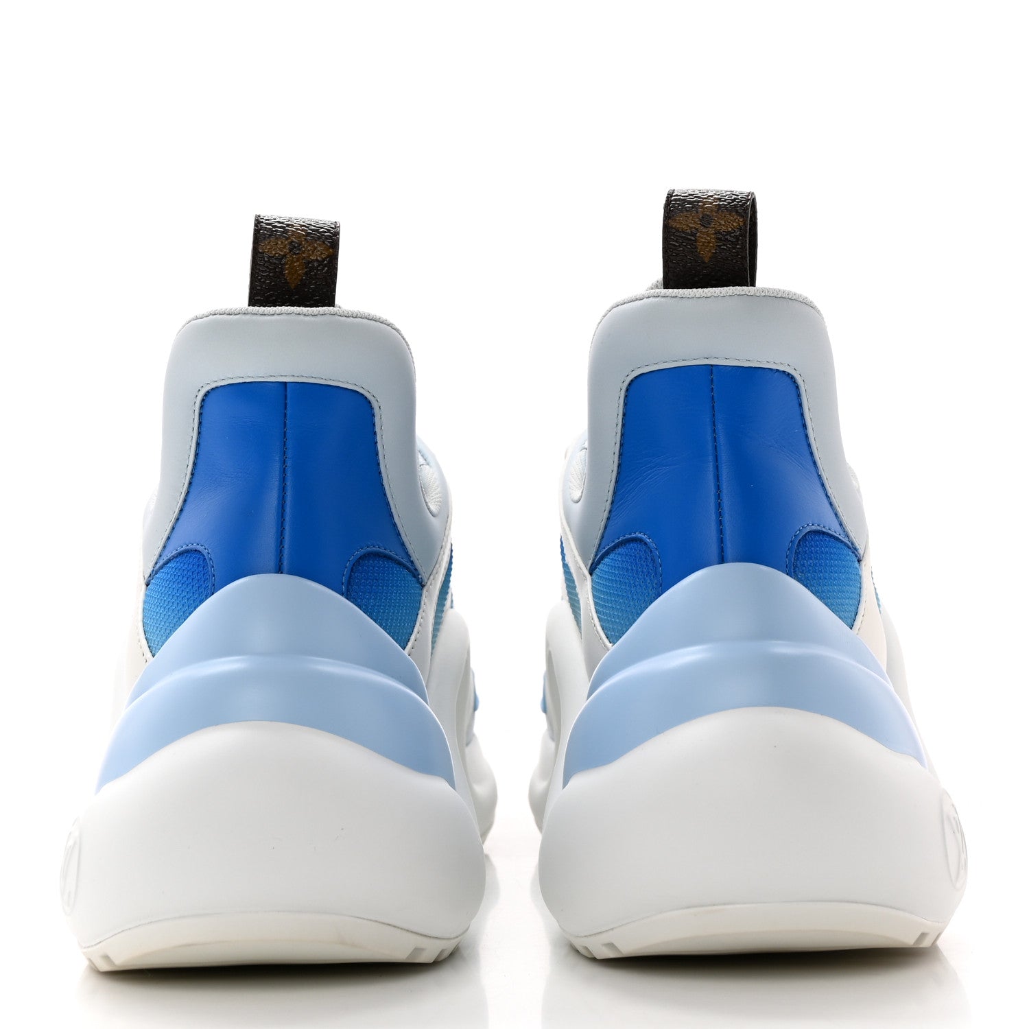 Louis Vuitton Calfskin LV Archlight Gradient Sneakers 38.5 Light Blue 5 of 10