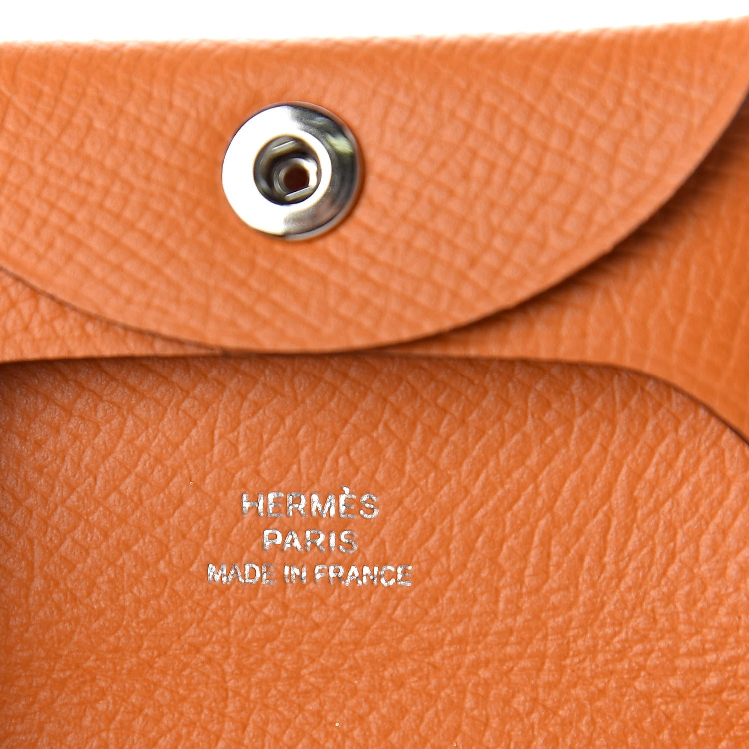 Hermes Epsom Bastia Coin Purse Abricot 6 of 7